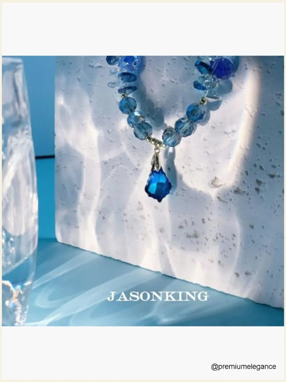 Handcrafted Crystal Beaded Stretch Bracelet Gift Box